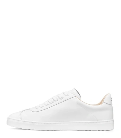 Shop Stuart Weitzman Emilie In White Nappa Leather