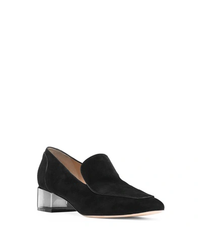 Shop Stuart Weitzman Carmella In Black Suede