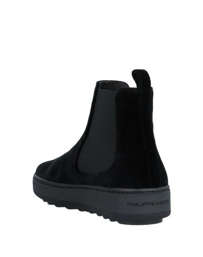 Shop Philippe Model Ankle Boots In Black