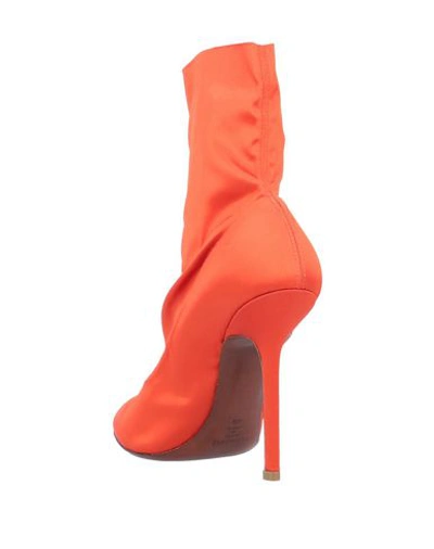 Shop Vetements Ankle Boot In Red
