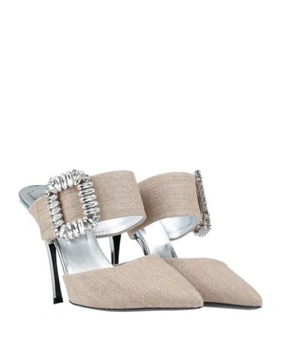 Shop Roger Vivier Mules And Clogs In Beige