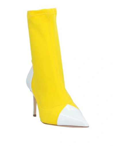 Shop Aldo Castagna Ankle Boots In Yellow