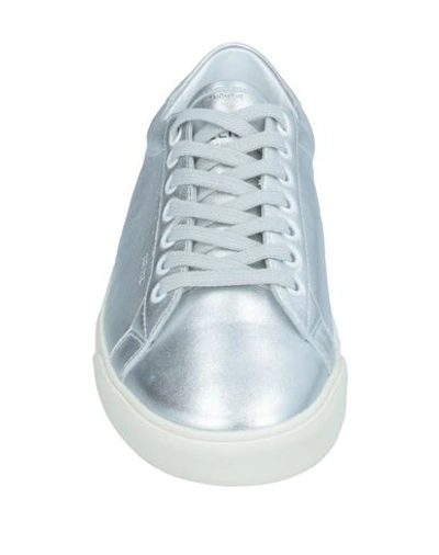 Shop Celine Sneakers In Silver