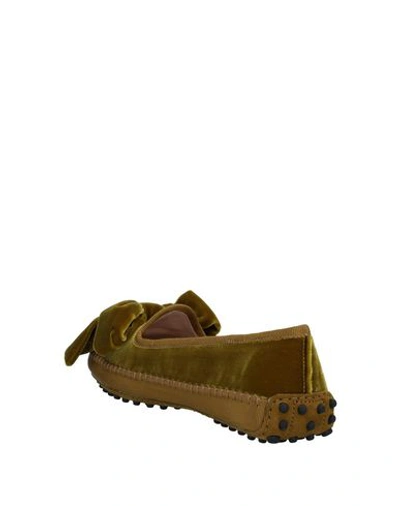 Tod's Loafers In Green
