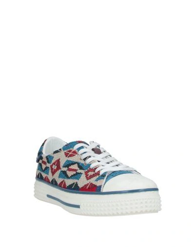 Shop Valentino Sneakers In Ivory