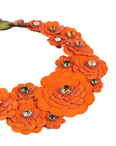 Shop Liberty London Necklaces In Orange