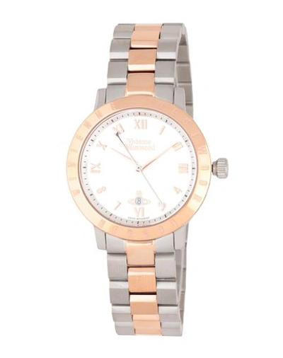 Shop Vivienne Westwood Wrist Watch In Silver