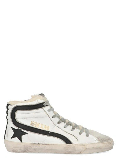 Shop Golden Goose Deluxe Brand Distressed Slide Sneakers In White