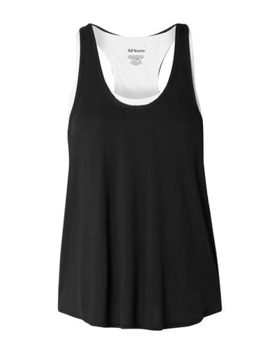 Shop All Access Tank Tops In Black