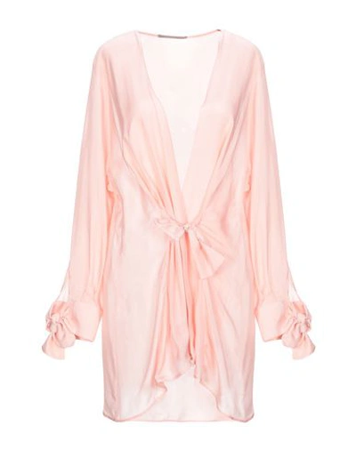 Shop Ermanno Scervino Silk Shirts & Blouses In Pastel Pink