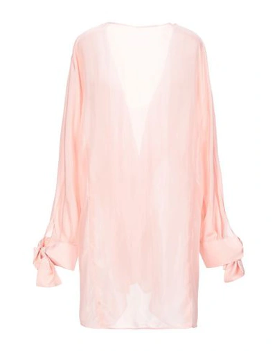 Shop Ermanno Scervino Silk Shirts & Blouses In Pastel Pink