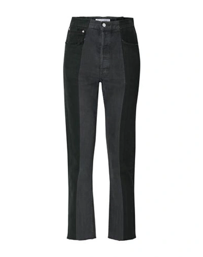 Shop E.l.v Denim E. L.v. Denim Woman Jeans Black Size 28 Cotton
