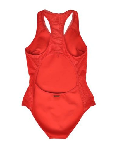 Shop Stella Mccartney One-piece Swimsuits In Red