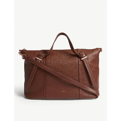 Shop Ted Baker Oellie Large Tote In Brown