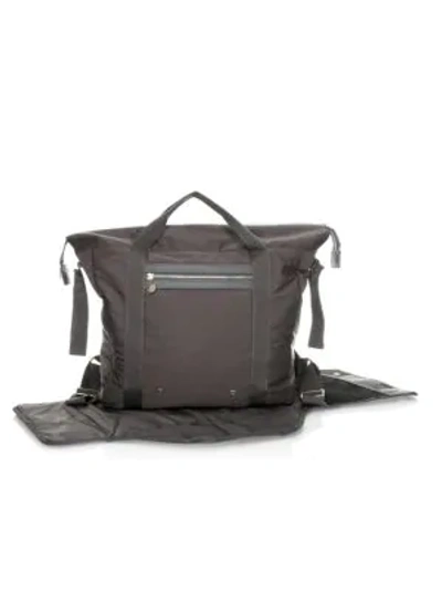 Shop Stella Mccartney Diaper Bag Backpack In Grey