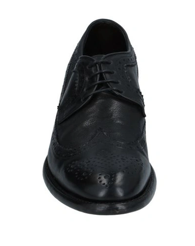 Shop Tagliatore Man Lace-up Shoes Black Size 9.5 Soft Leather