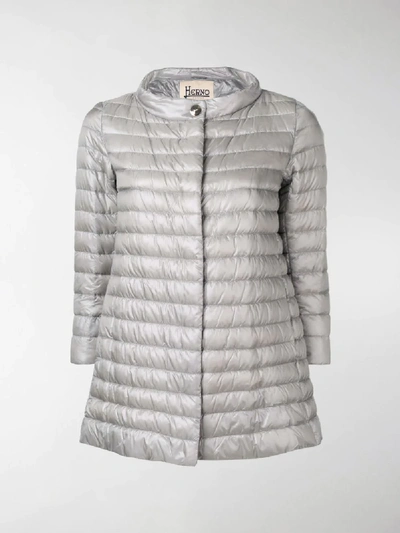 Shop Herno Iconico Padded Jacket In Grey
