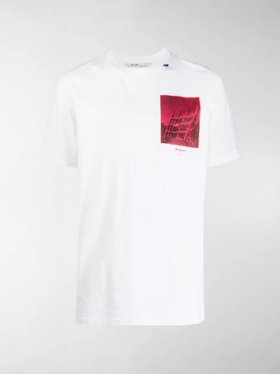 Shop Off-white Photo Print T-shirt In White