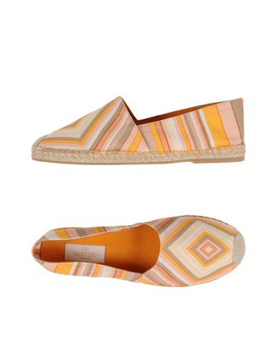 Shop Valentino Espadrilles In Orange