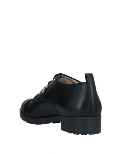 Shop Anna Baiguera Laced Shoes In Black