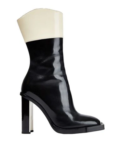 Shop Alexander Mcqueen Ankle Boots In Ivory