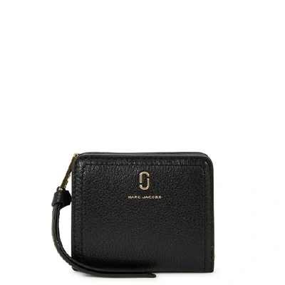 Shop Marc Jacobs Black Grained Leather Wallet