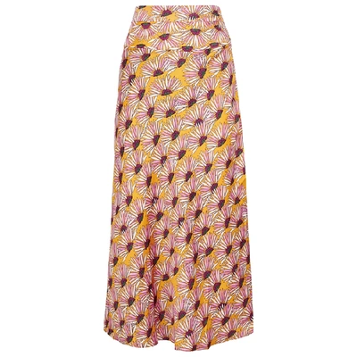 Shop Free People Normani Floral-print Midi Skirt