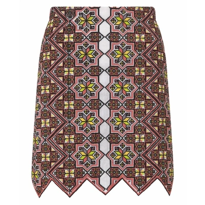 Shop Anya Maj Barbar Skirt In White Black Red