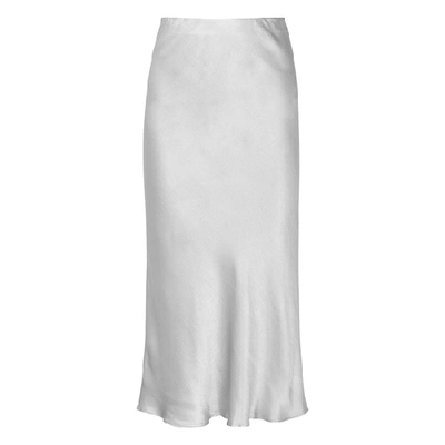 Shop Bec & Bridge Caroline Bias-cut Satin Midi Skirt