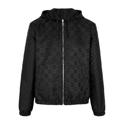 Shop Givenchy Black Logo Reversible Shell Jacket