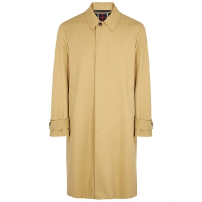 Shop Paul Smith Sand Cotton Trench Coat