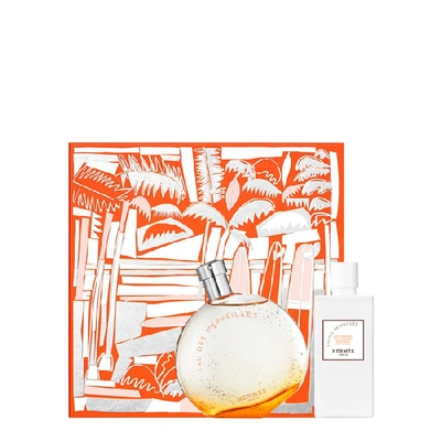 Shop Hermes Eau Des Merveilles Eau De Toilette Gift Set 100ml