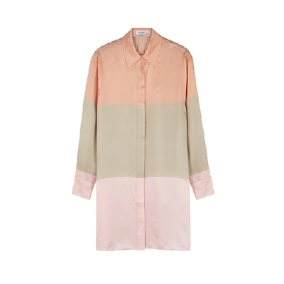 Shop Equipment Pastel Silk Shirt Dress