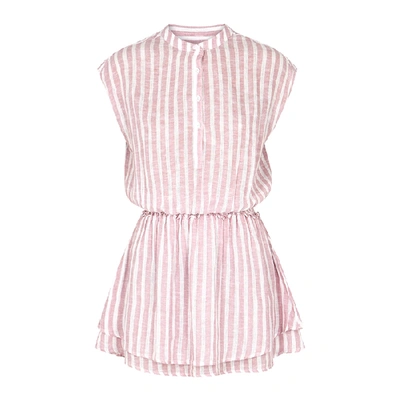 Shop Rails Angelina Pink Linen-blend Dress