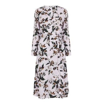 Shop Diane Von Furstenberg Elle Floral-print Silk Midi Dress