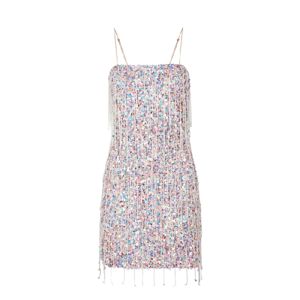 Retroféte Heather Pink Sequin Mini Dress In Tutti Frutti | ModeSens