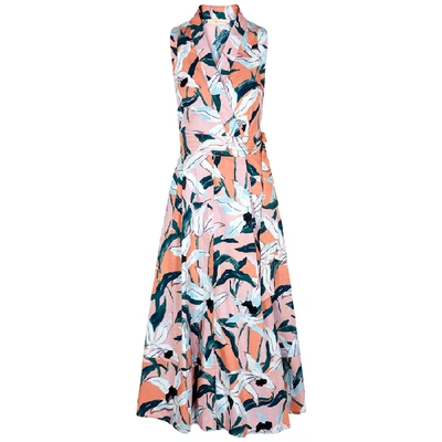 Shop Tory Burch Floral-print Cotton Dress