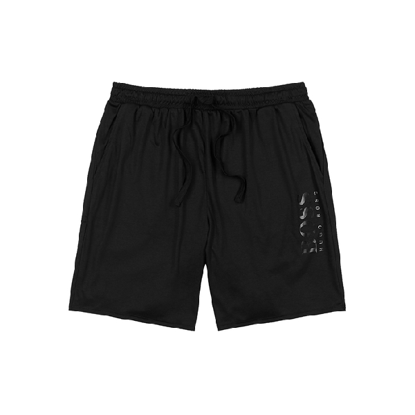 Hugo Black Cotton-blend Shorts | ModeSens
