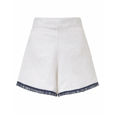 Shop Anya Maj Nila Shorts In Blue White