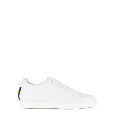 Shop Paul Smith Nastro White Leather Sneakers