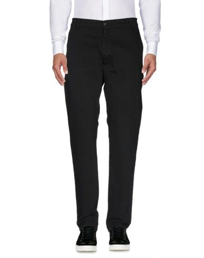 Shop Grey Daniele Alessandrini Man Pants Black Size 29 Cotton, Elastane