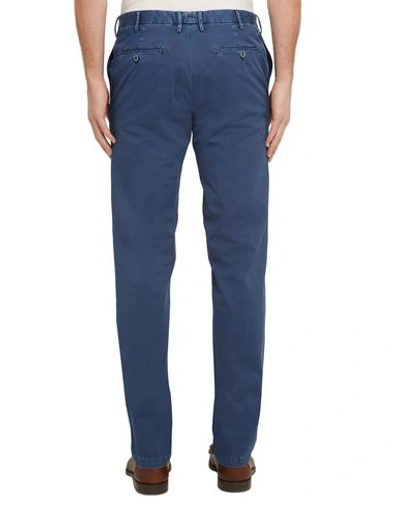 Shop Isaia Casual Pants In Blue