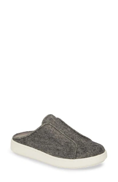 Shop Eileen Fisher News Slip-on Sneaker In Charcoal Fabric