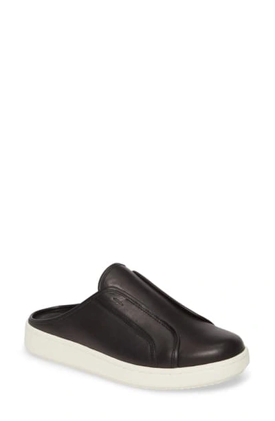 Shop Eileen Fisher News Slip-on Sneaker In Black Leather