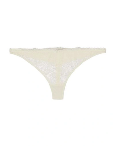 Shop Heidi Klum Intimates Thongs In Ivory