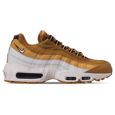 Shop Nike Men's Air Max 95 Essential Casual Shoes In Brown