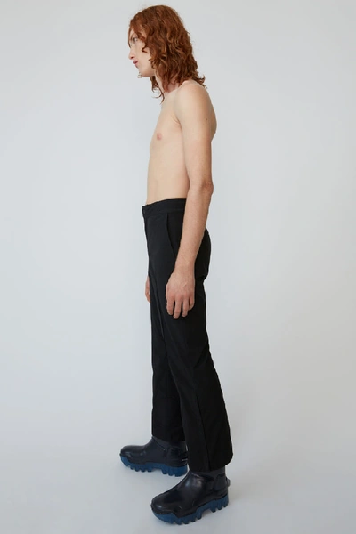 Shop Acne Studios Ski-inspired Trousers Black