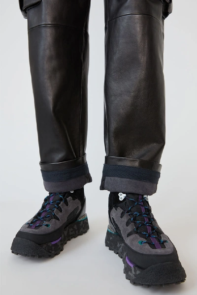 Shop Acne Studios Trekking Boots Multi Black