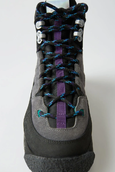 Shop Acne Studios Trekking Boots Multi Black