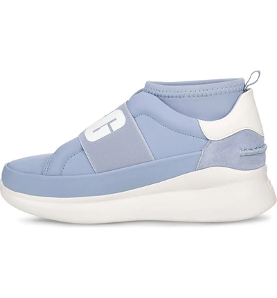 Shop Ugg Neutra Sock Sneaker In Fresh Air Leather